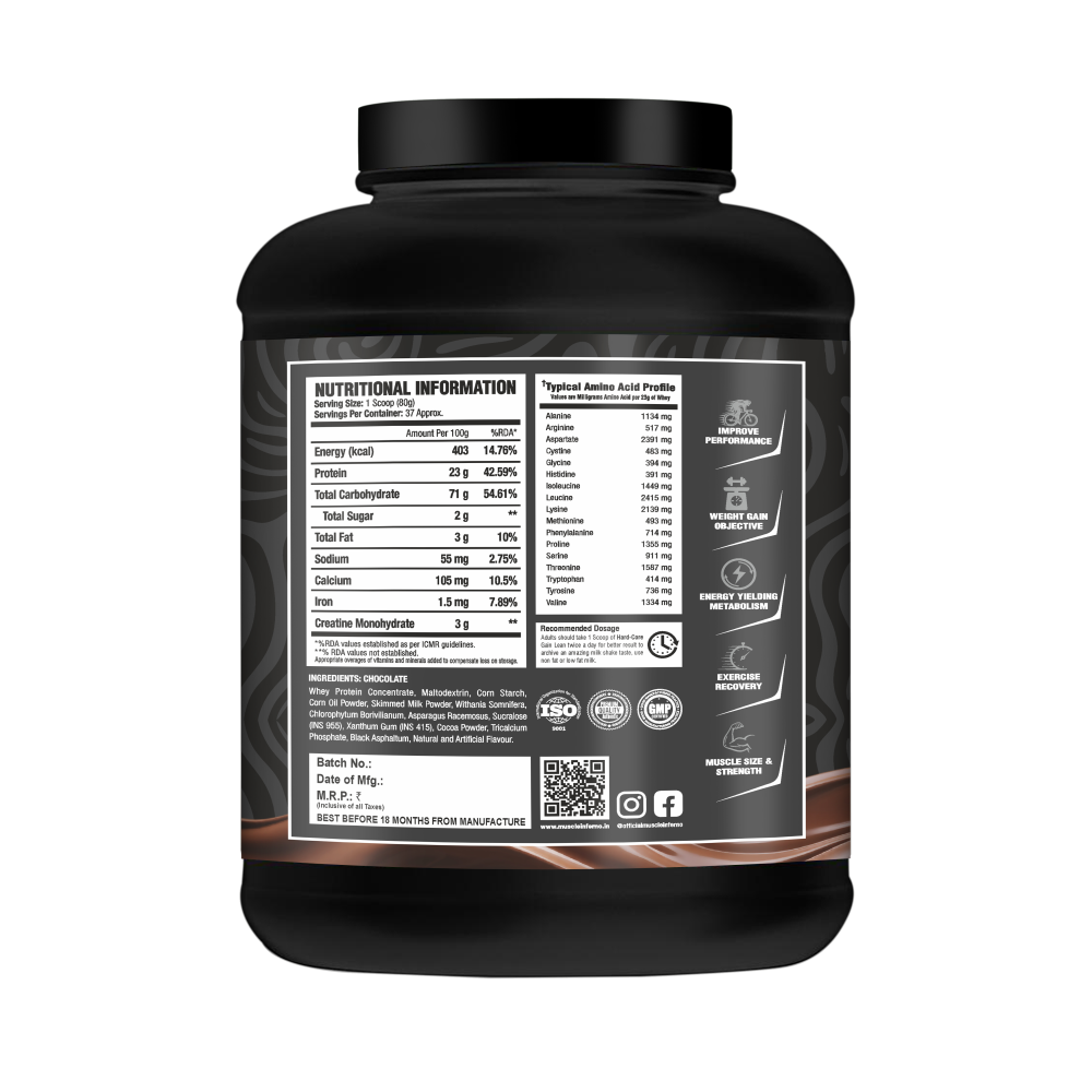 Hard Core Lean Gainer Swiss Chocolate - Image 2